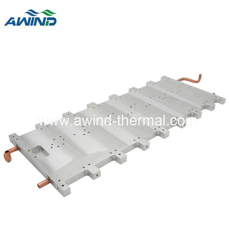 water cooling plate for electric locomotives
